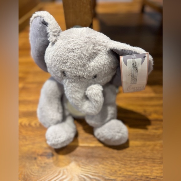 NWT STEPPING STONES CARRIED AWAY plush grey elephant backpack with tags - Picture 1 of 5